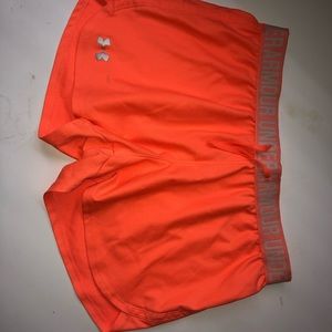 Orange Under Armour Shorts